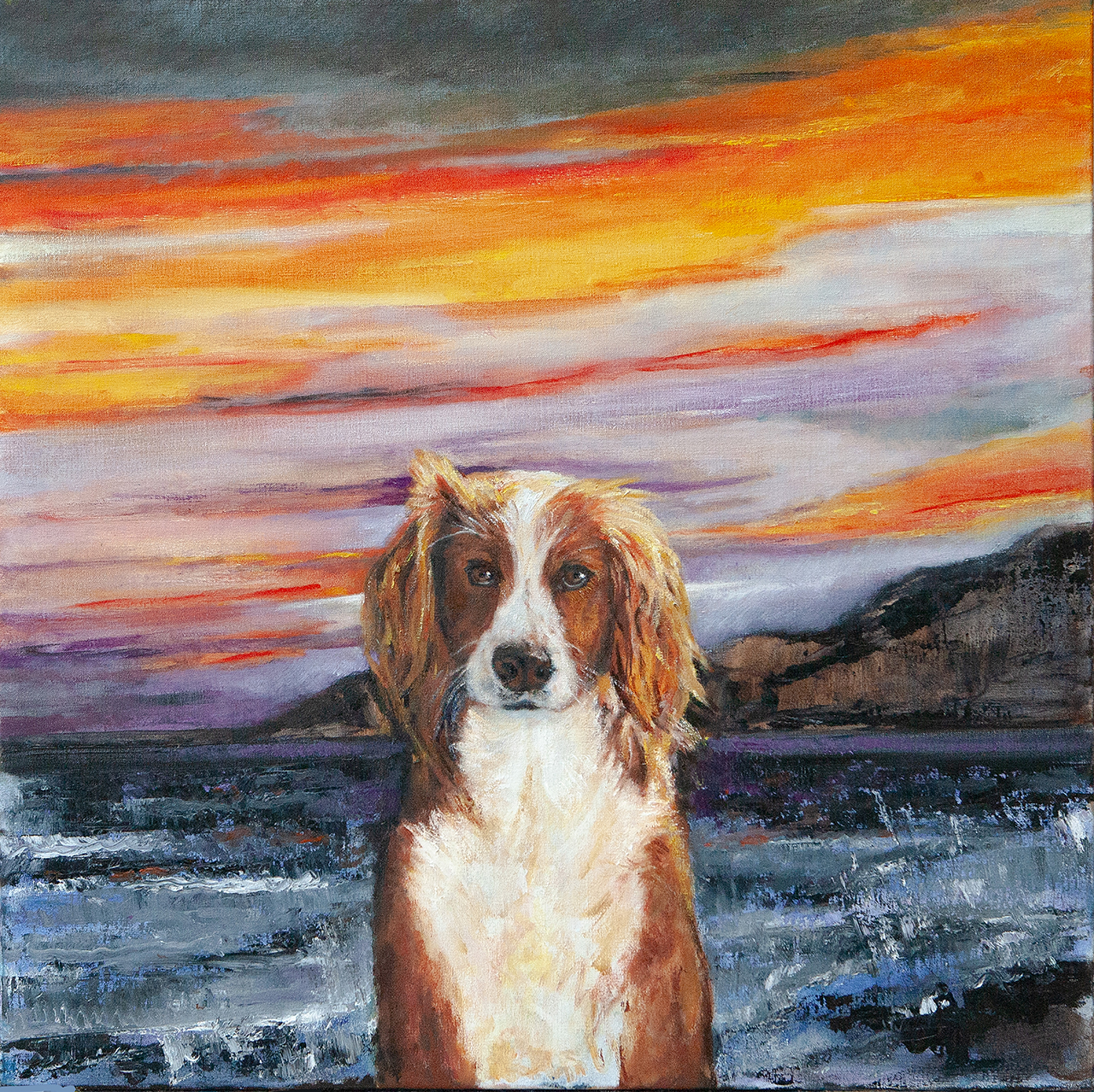 2025 geweten & geluk olieverf op linnen 75x75cm privé bezit mg 3649