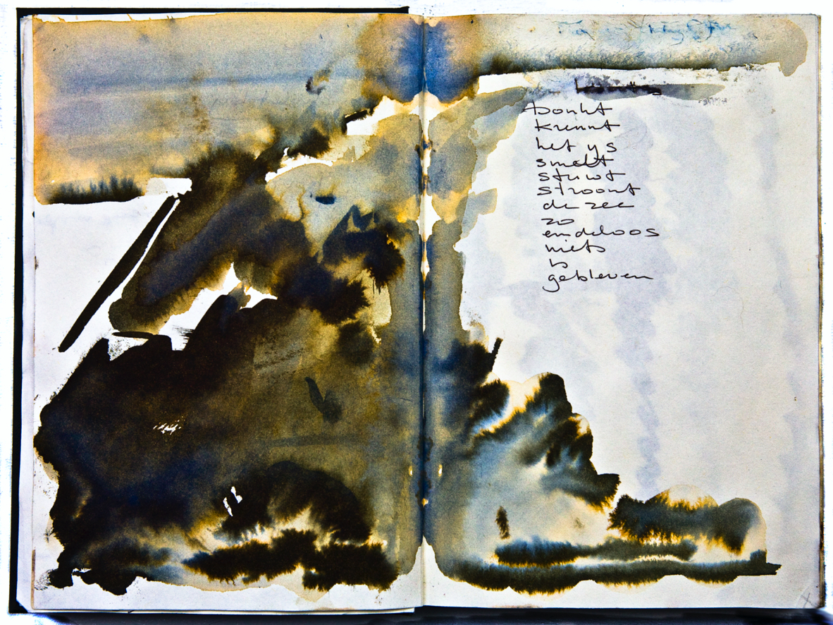 IJskoud (1994) inktschets 23 x 30,5 cm